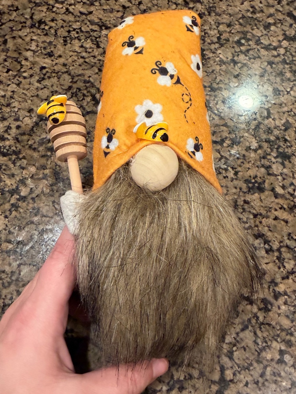Honey Bee-Print  Gnome
